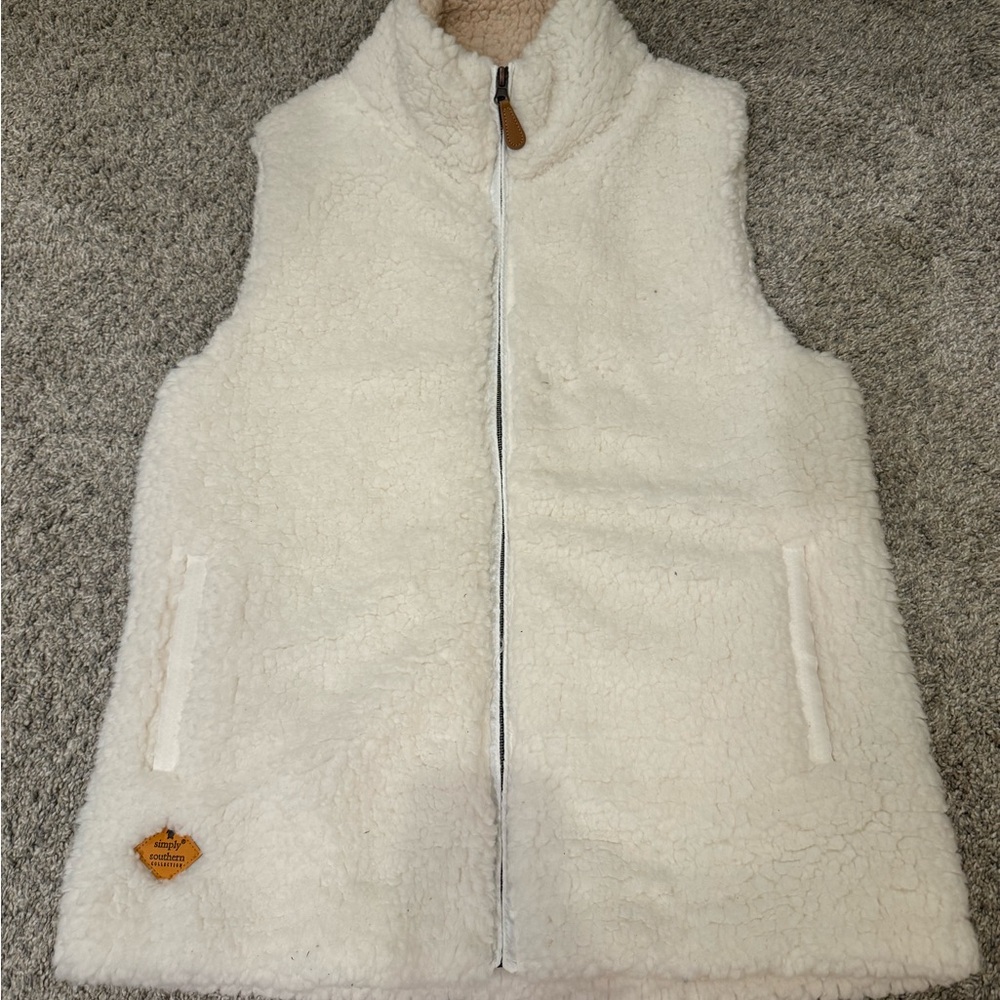 Simply Southern White Vest